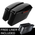 Saddlebag Black Latch Conversion Bracket for Harley Softail Fatboy (1984–2017)