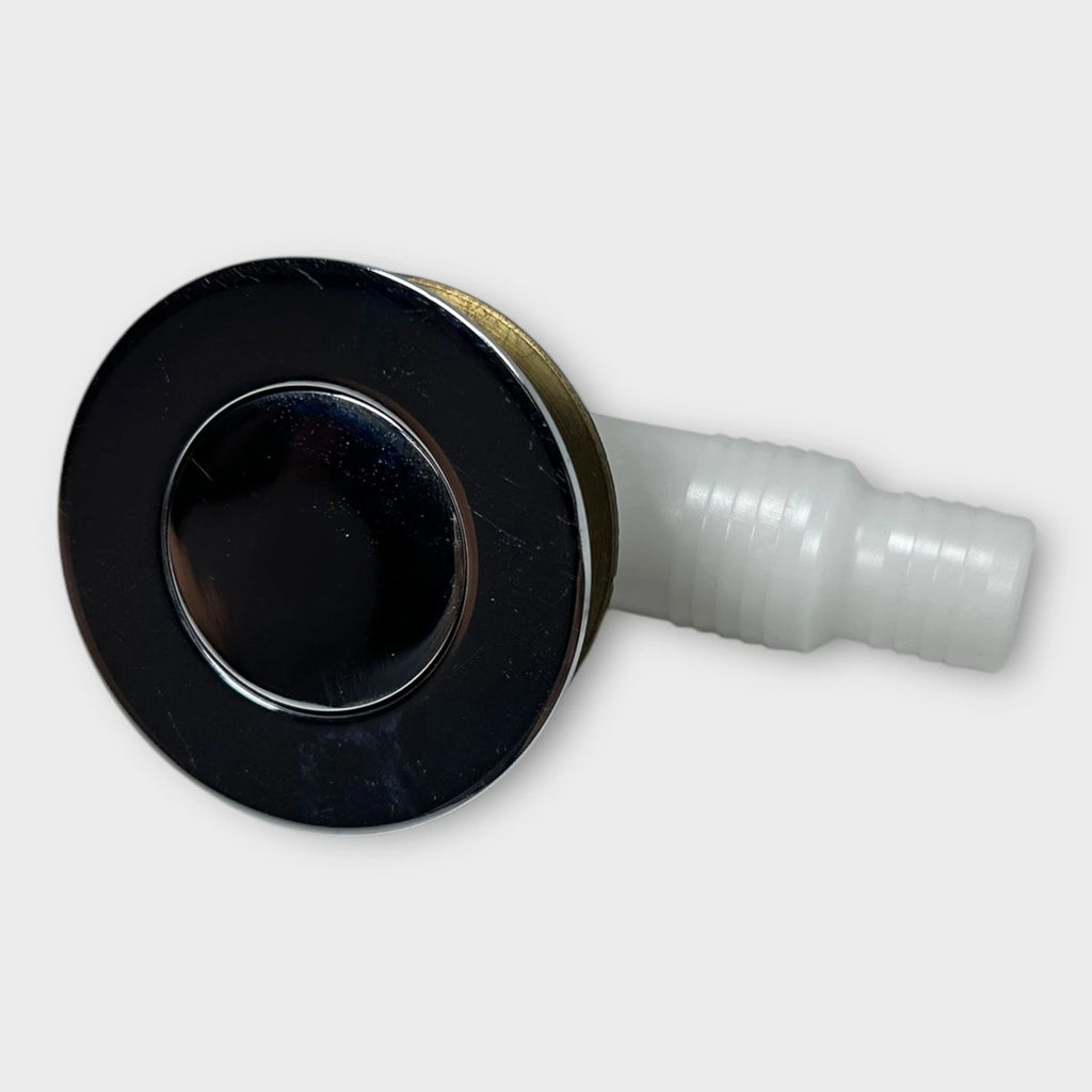 Chrome Boat Thru Hull Angled Flip Drain for ITC Marine 98110-CH