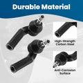 4Pcs Tie Rod End for Ford Focus Escape (2012–2018)