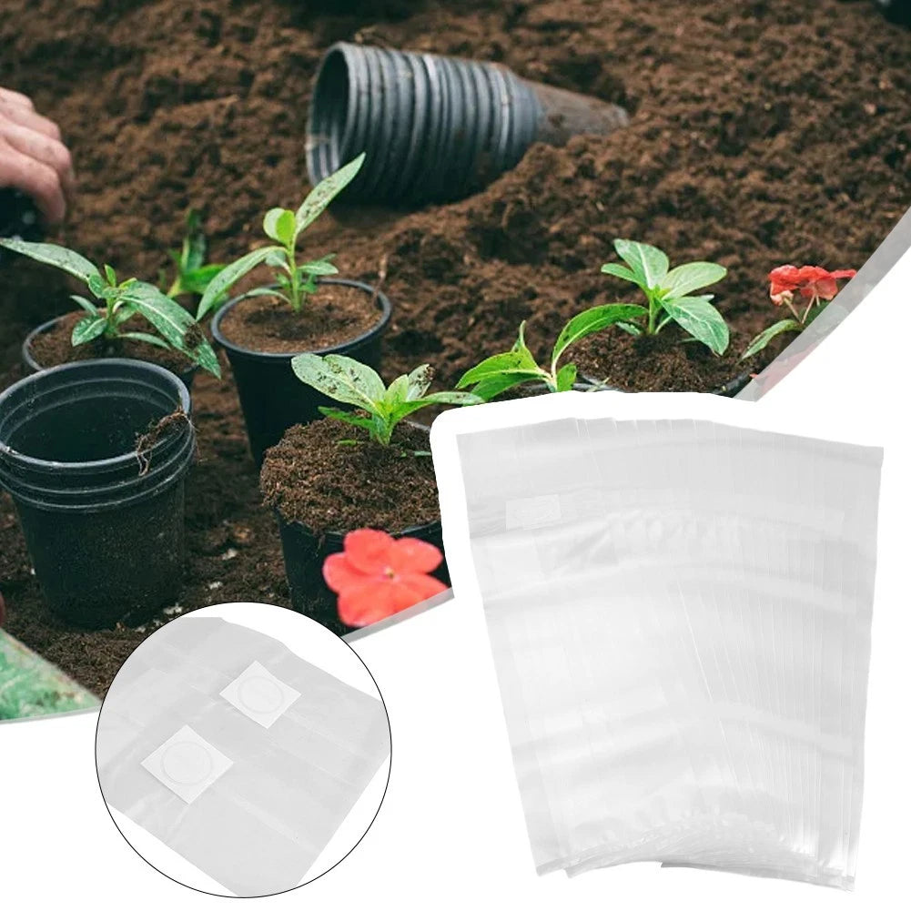 Transparent Mushrooms Spawn Grow Bag Substrate High Temp Pre Sealable Container