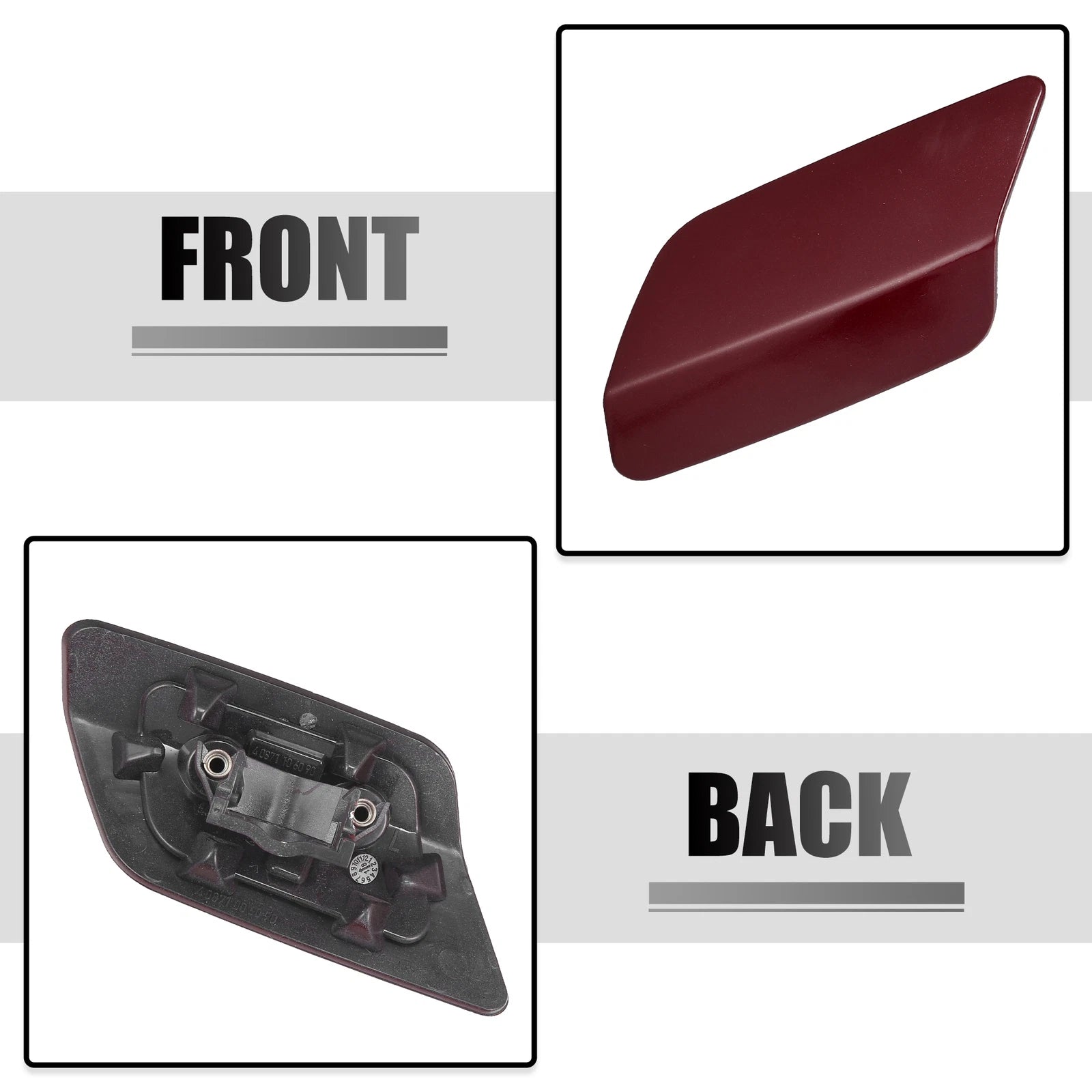Front Left Headlight Washer Nozzle Cover for BMW E92 E93 (2007–2013)
