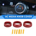 AC Media Volume Tune Switch Knob Cover Ring for Dodge Durango (2021–2023)