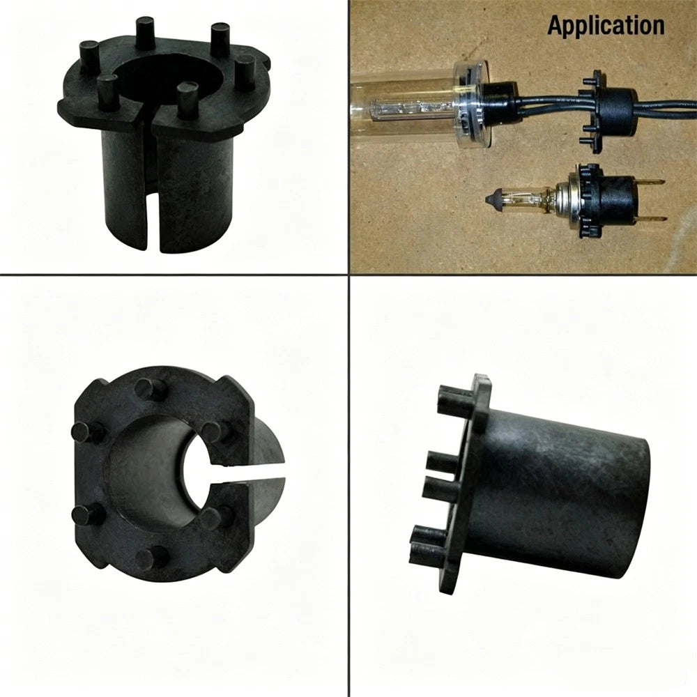 2X H7 HID Bulb Socket Holder Adapters for Mazda 3 5 6 CX-7 MX-5 RX-8 (2010–)