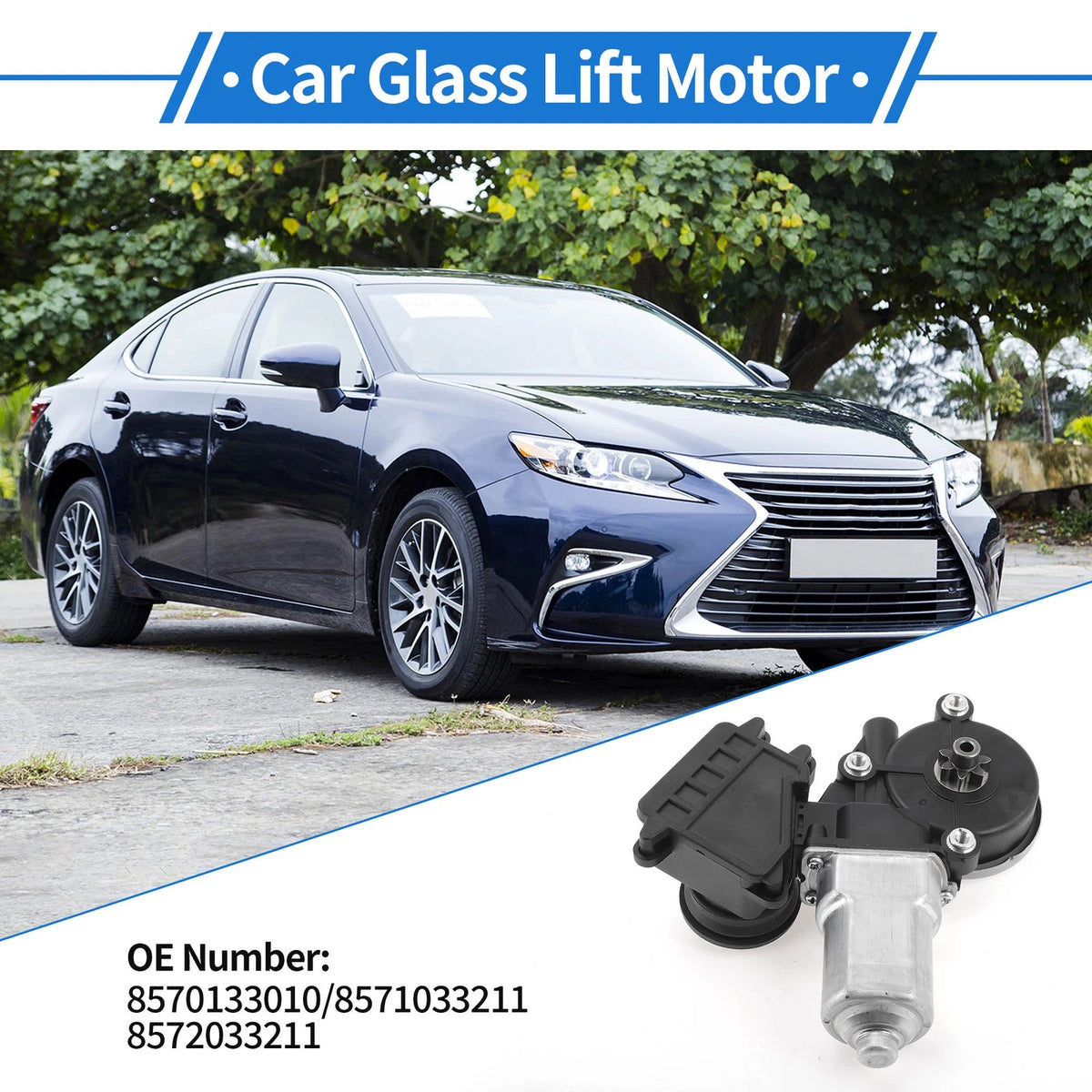 Power Window Regulator Lift Motor Replacement for Lexus ES350 (2007–2012)