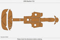 EVA Pad for Bayliner F22 (2009) - Teak Deck Faux Flooring Mat