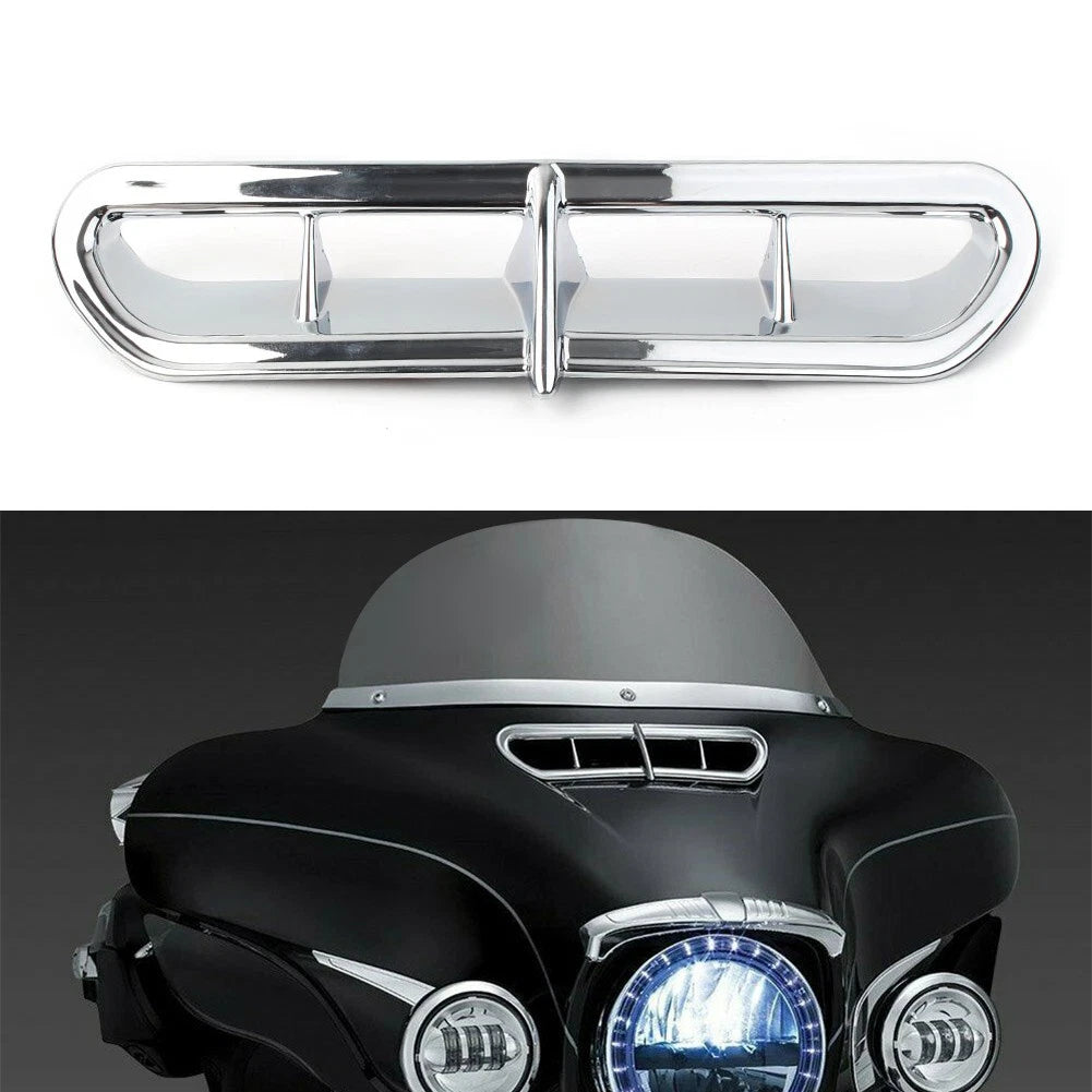 Chrome Fairing Vent Accent for Harley Touring Electra Street Tri Glide (2014–2020)