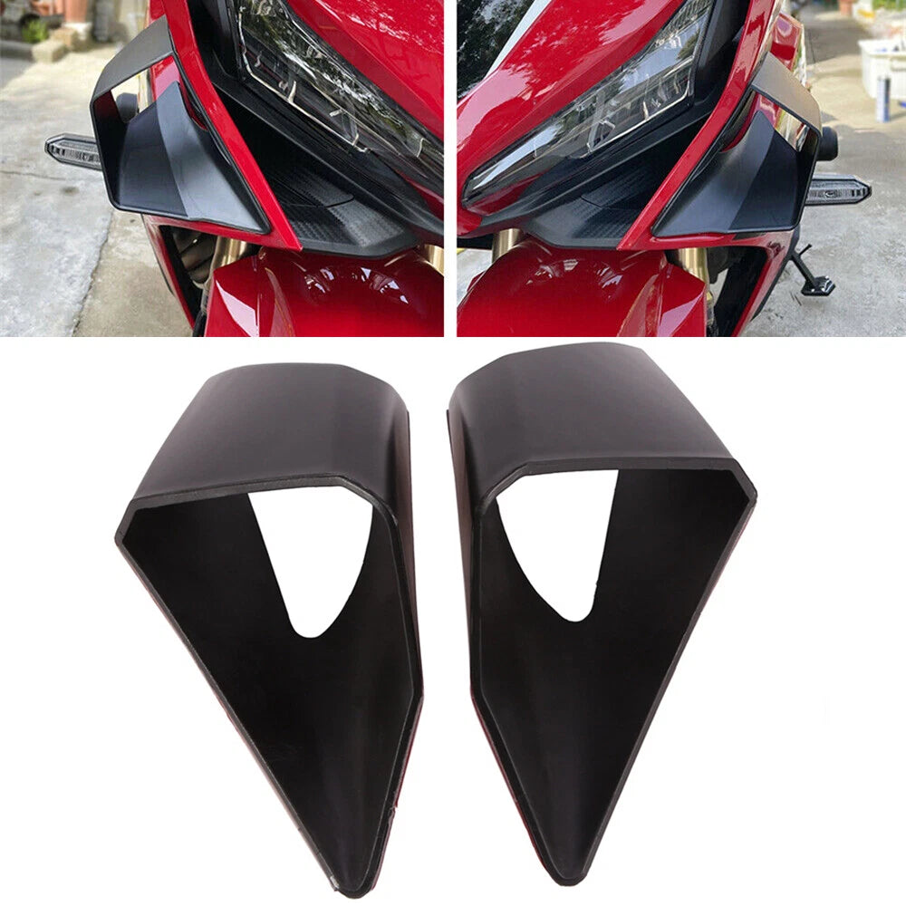 2X Front Fairing Winglets Side Spoilers for Honda CBR650R (2019–2021)