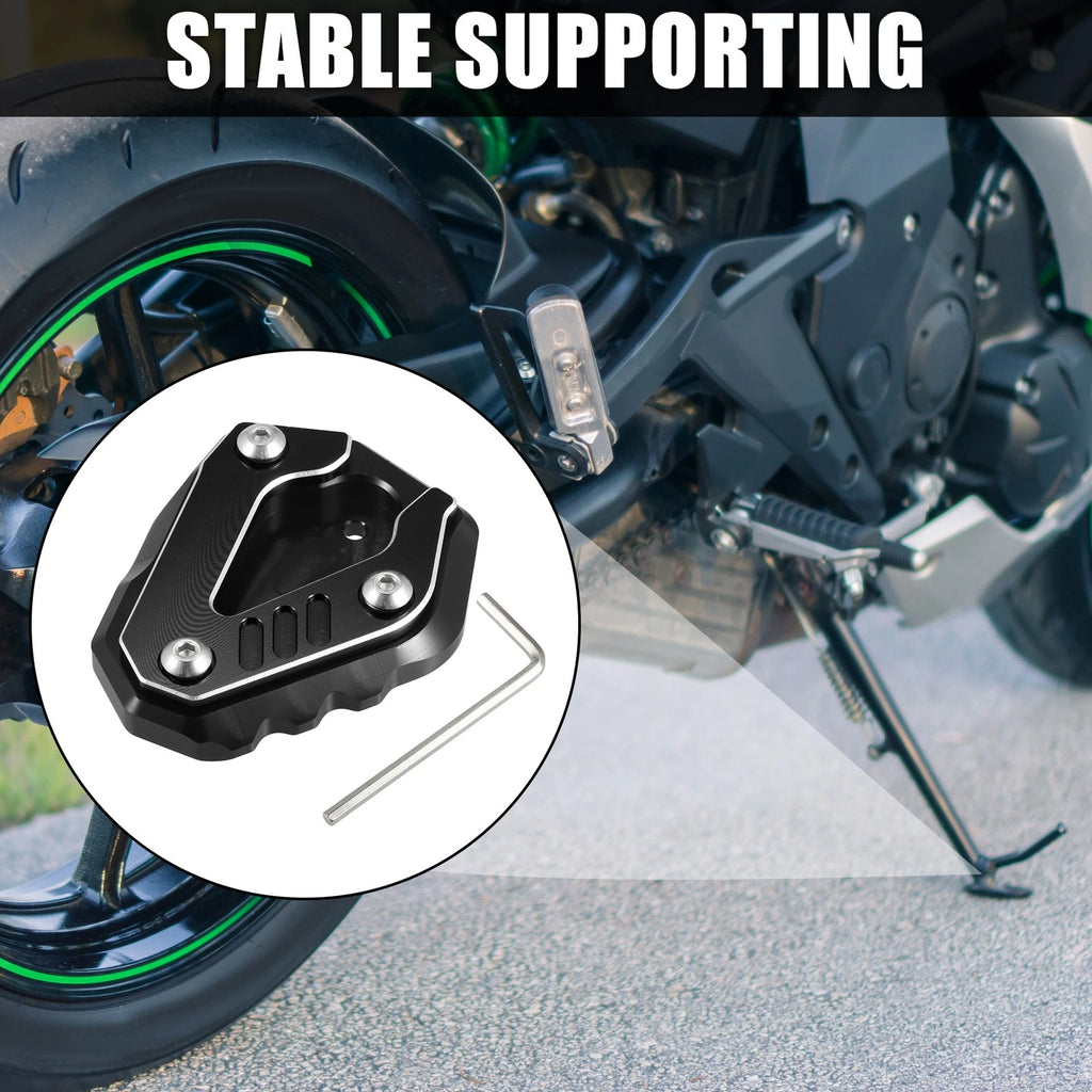 Aluminum Alloy Kickstand Pad Replacement for BMW S1000RR (2019–2023)