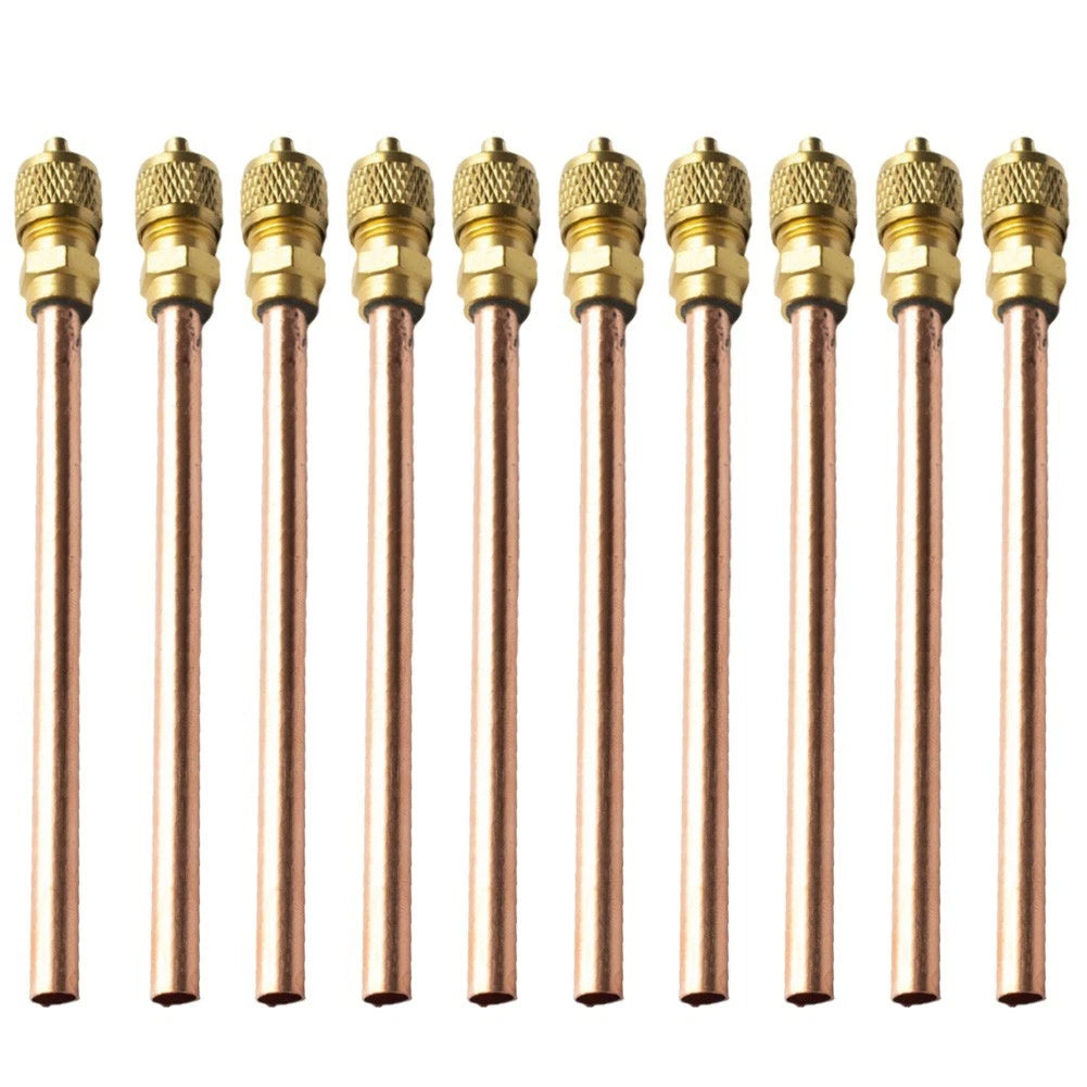 Pack of 10 Air Conditioner Access Valves for Refrigeration Applications
