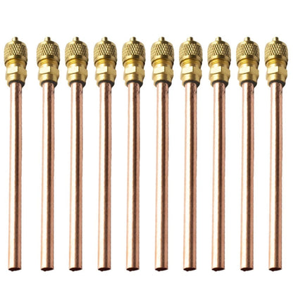 Pack of 10 Air Conditioner Access Valves for Refrigeration Applications