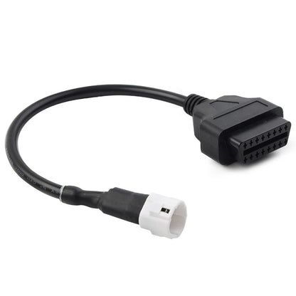 3Pin to 16Pin OBD2 Diagnostic Scanner Adapter Cable for Yamaha YZF-R125 MT-125