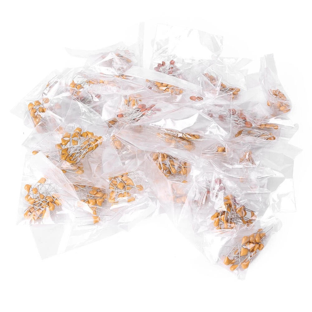 Set of 700 Monolithic Ceramic Capacitors (8pF–2.2uF) Assorted Kit