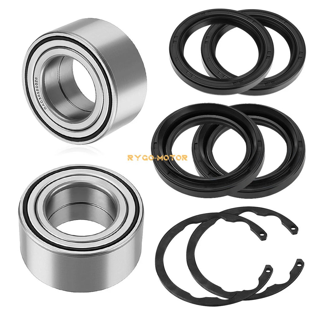 2pcs Front Wheel Bearing Kit for Kawasaki Bayou 300 400, Prairie 300 400
