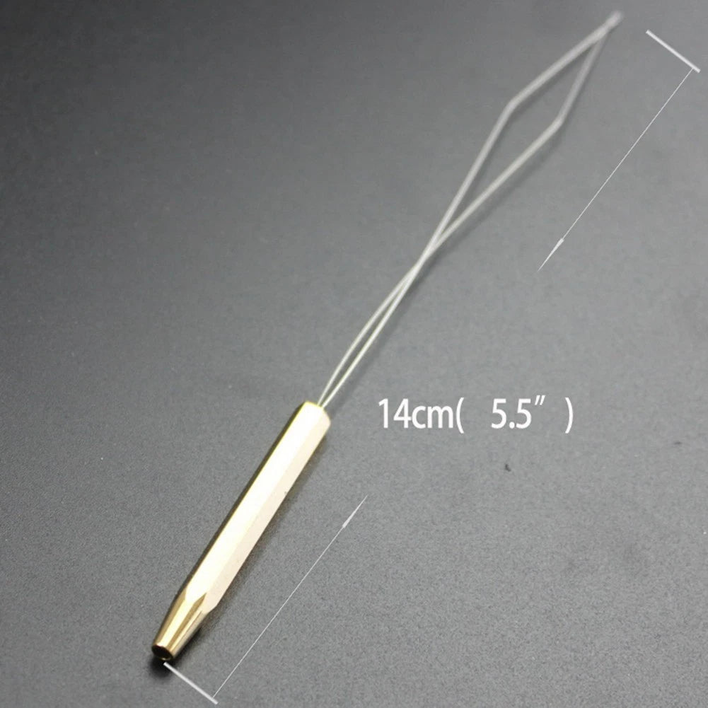 Stainless Steel Bobbin Threader for Fly Tying and Line Winding