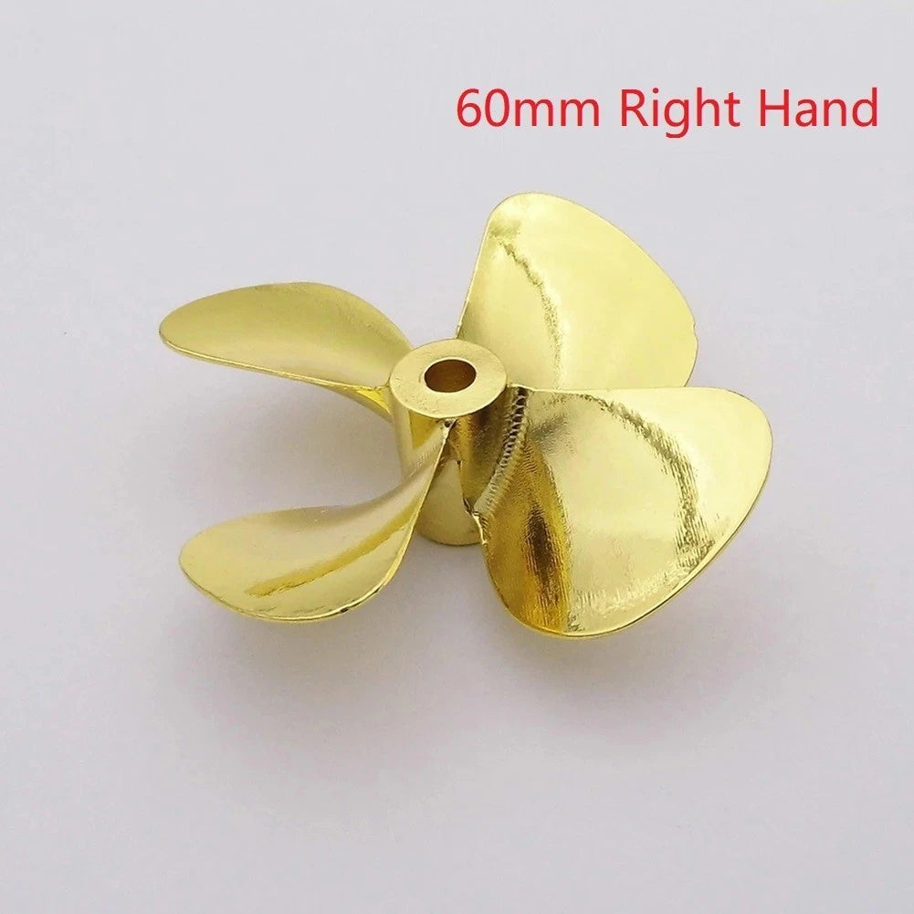 4-Blade Metal Propeller for RC Boat Model (55mm/60mm)