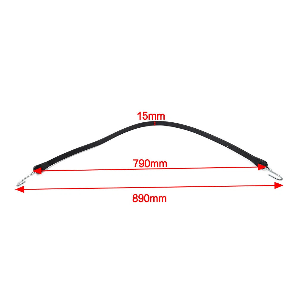 Set of 4 Heavy Duty Rubber Tarp Straps for Tie Down Bungee Cords