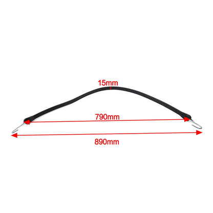 Set of 4 Heavy Duty Rubber Tarp Straps for Tie Down Bungee Cords