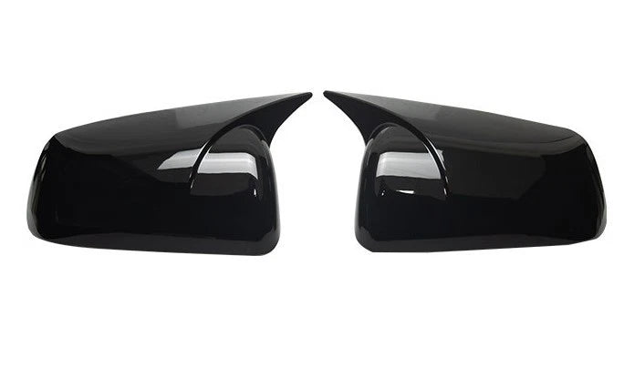Glossy Black Side Mirror Cover Caps for Mitsubishi EVO Lancer (2008–2012)