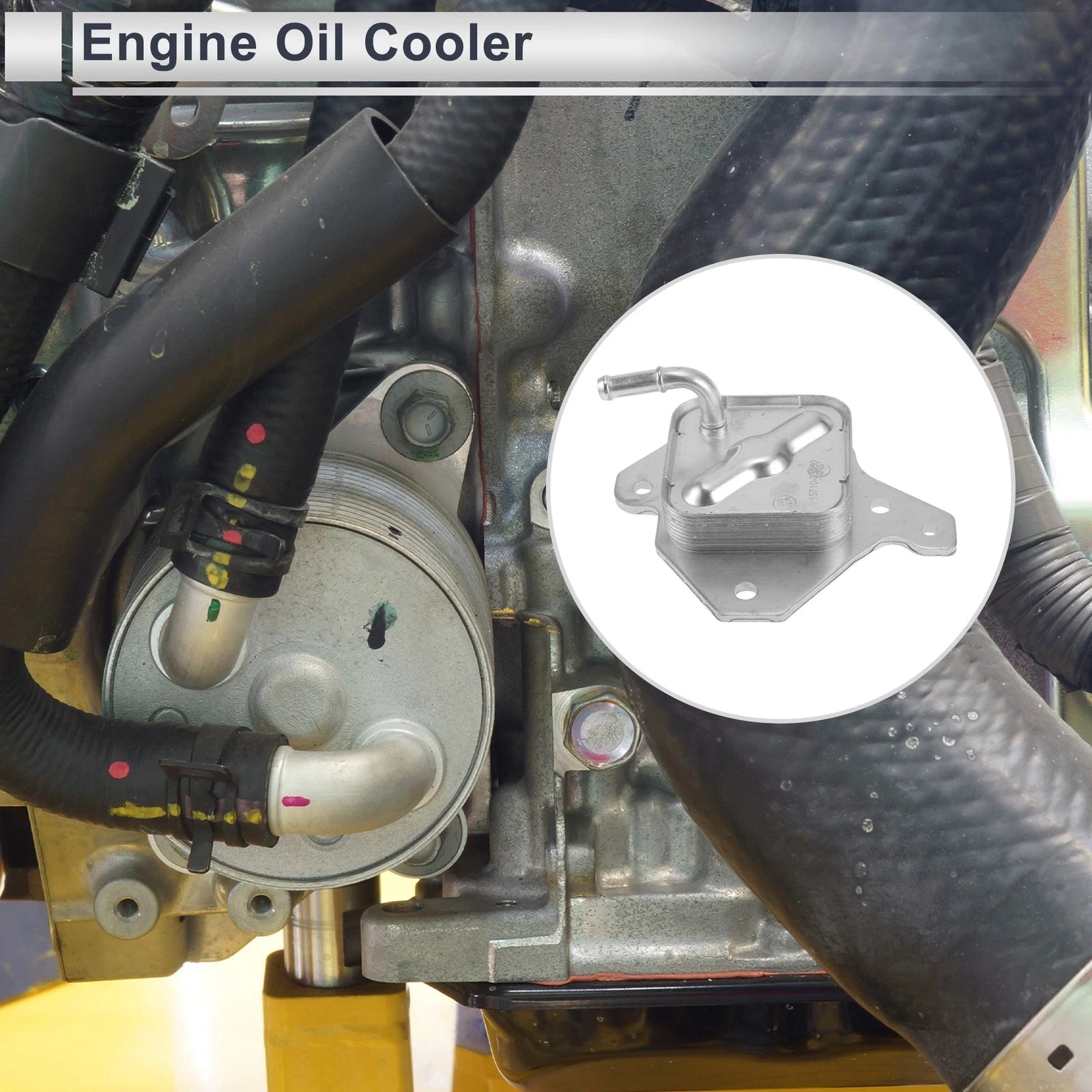 Engine Oil Cooler for Toyota Corolla 2006–2018 Replacement Trans Cooler Set