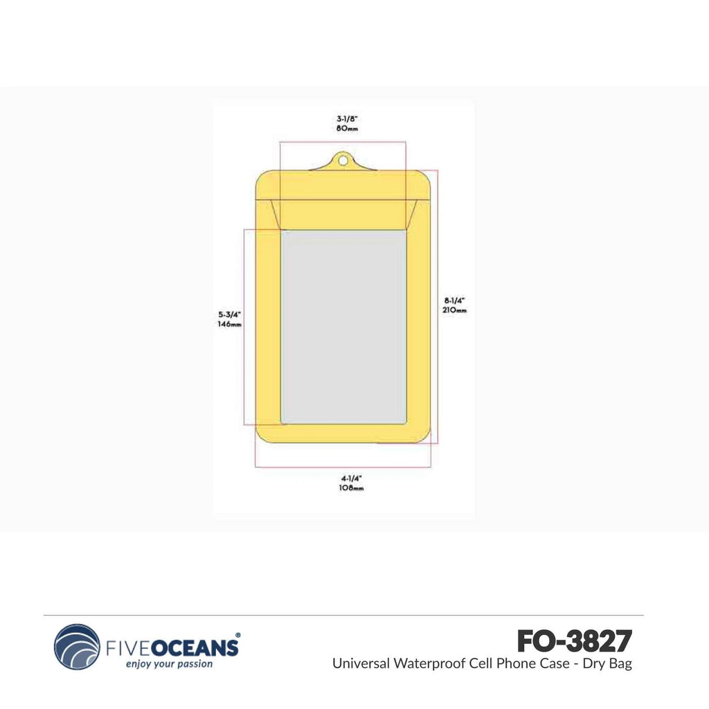 Universal Waterproof Smartphone Case for All Models (FO3827) - Yellow