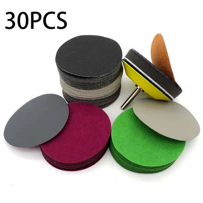 Set of 6 Waterproof Sanding Discs 800/1500/2000/2500/3000/5000 Grit