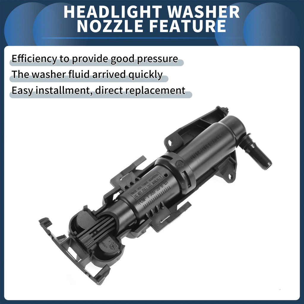 Front Driver Side Headlight Washer Nozzle for Mini Cooper Paceman (2013–2016) No. 61679800913