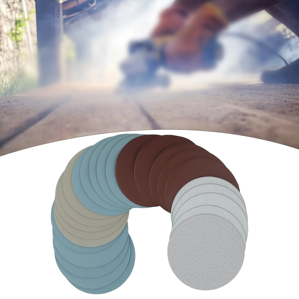 25pcs Sanding Disc 125mm for Wet & Dry Use (1000-5000 Grits)