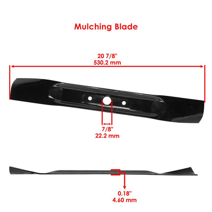 Rotary Mulching Blade Replacement for John Deere 14PB 14SB 14SE (M125413)