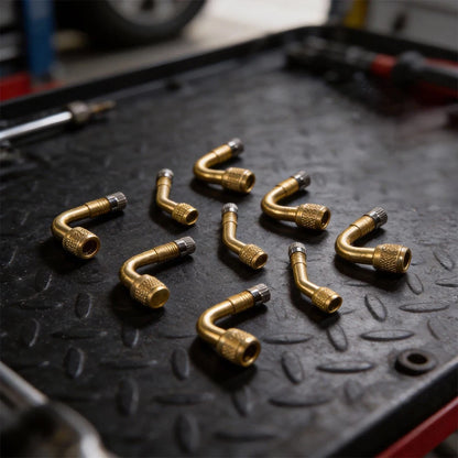 9 Pcs Tyre Valve Extension Set for Motorcycle (45, 90, 135 Degree Angles)