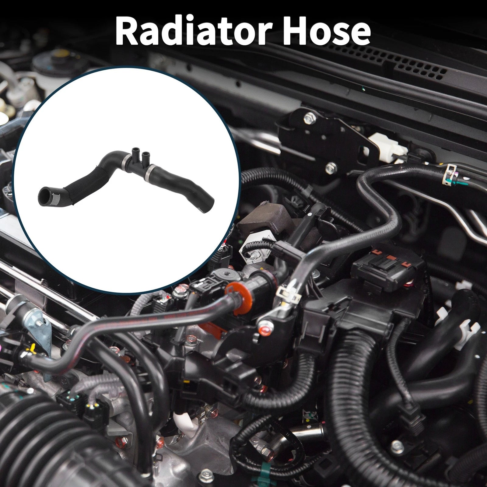 Radiator Hose Replacement for Volkswagen Golf (2009–2011) Rubber Plastic