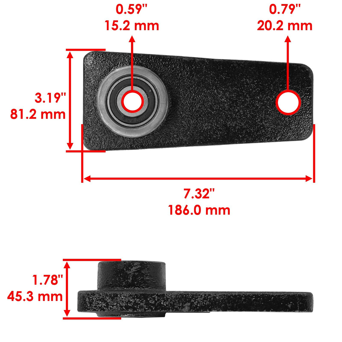 Deck Tensioner Arm Replacement for John Deere X300 X304 X310 (1999–2018)
