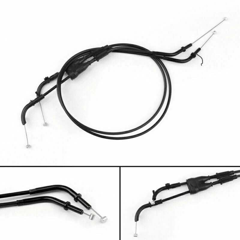 Throttle Cable for Kawasaki Ninja ZX6R ZX600P (2007–2008) Black
