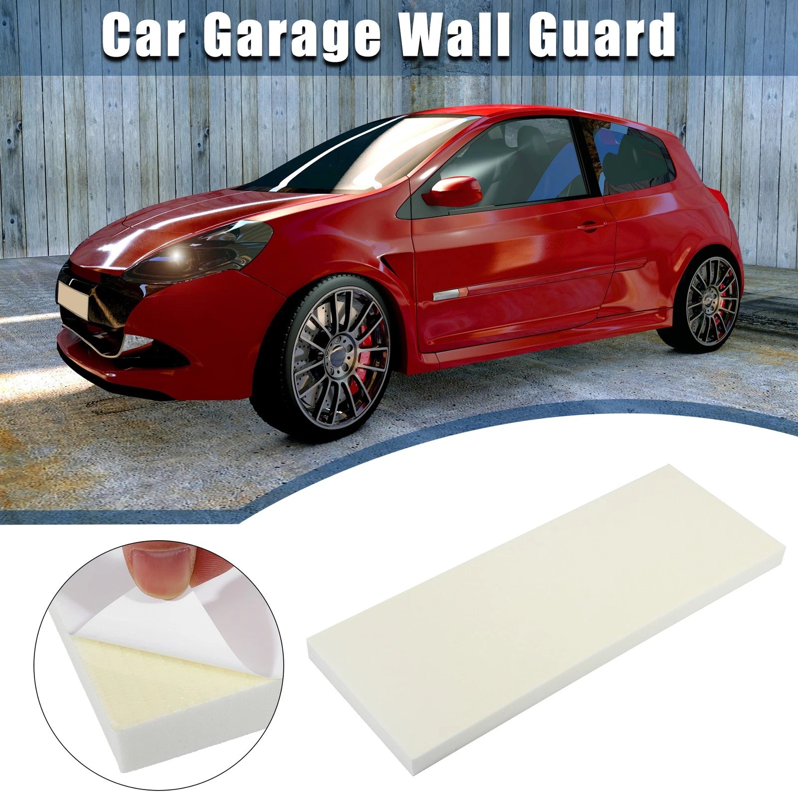 Wall Guard Door Bumper Protector for Garage (400x150x20mm)