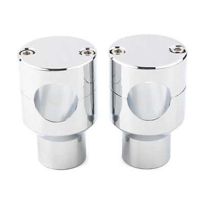 Handlebar Mount Adapter Risers Clamp for Harley Honda (1'' Diameter)