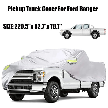 Car Cover for Ford Ranger Pickup (2019–2023) Waterproof UV Snow Dustproof