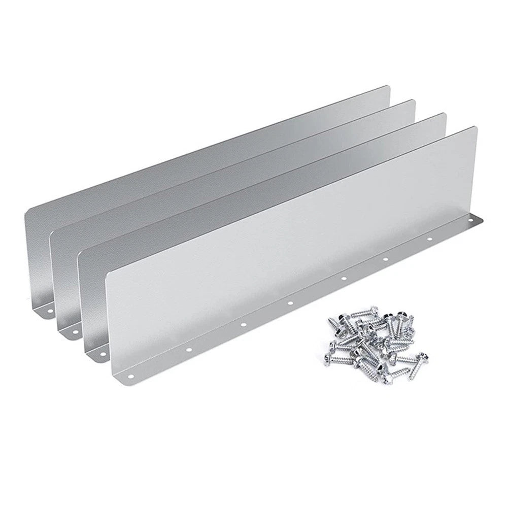 Set of 4 Rain Gutter Guards for Reliable Overflow Protection