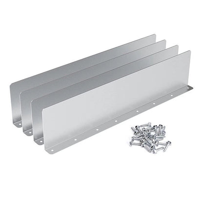 Set of 4 Rain Gutter Guards for Reliable Overflow Protection
