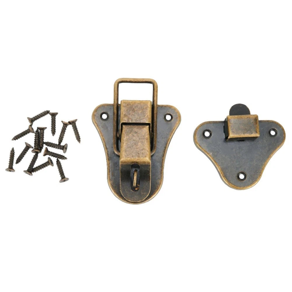 Lock Latch for Vintage Jewelry Box Cabinet Drawer (Antique Style)