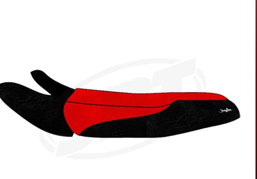 Seat Cover for Kawasaki 1100 STX (1997), 900 STX (1999–2000), 900 STS (2001–2002) Red/Black