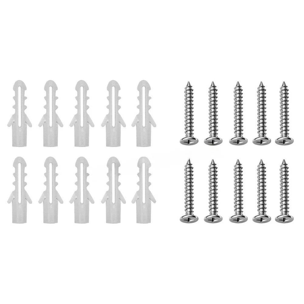 20 Pc Wall Fastener Kit with Plastic Expansion Tubes and Screws