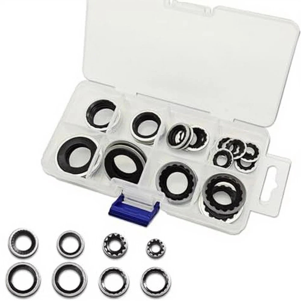 30PCS AC O Ring Kit for Automotive A/C System Compressor Seals