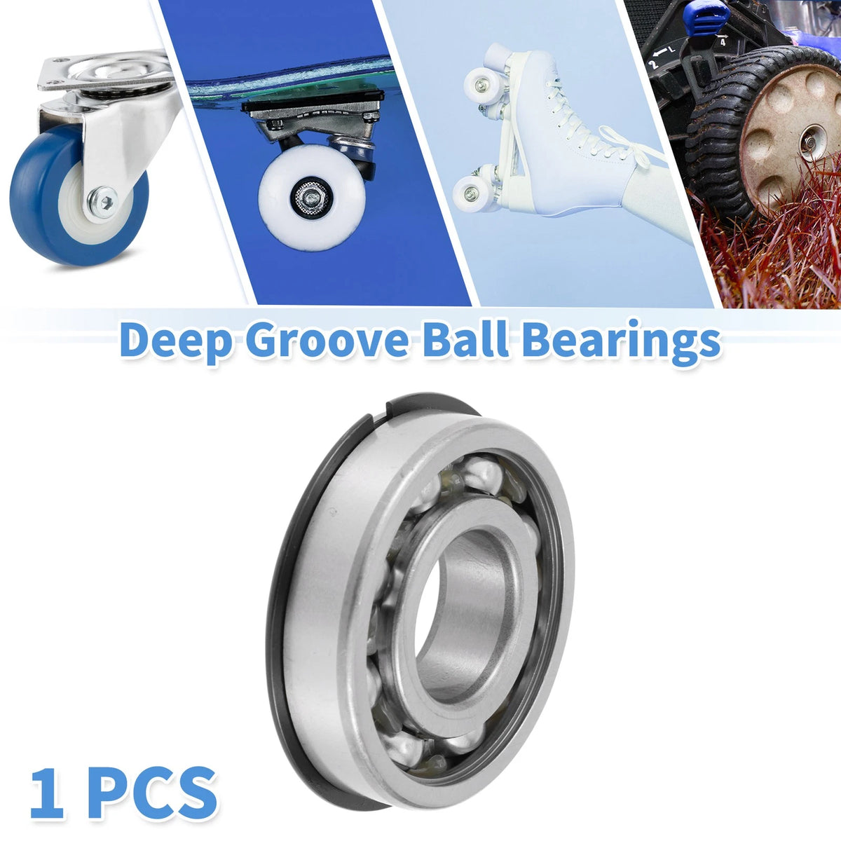 Deep Groove Ball Bearing 32x75x20mm for Scooter Skateboard (1 Pc)