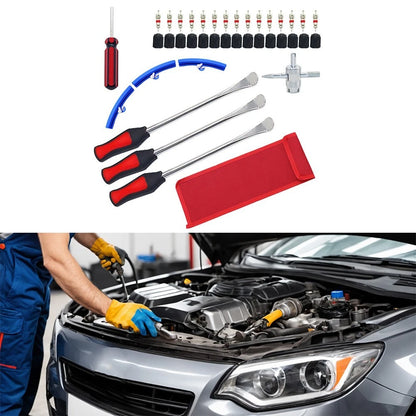 39PCS Tire Pry Tool Kit for Motorcycles, Bikes, Scooters, Handcarts