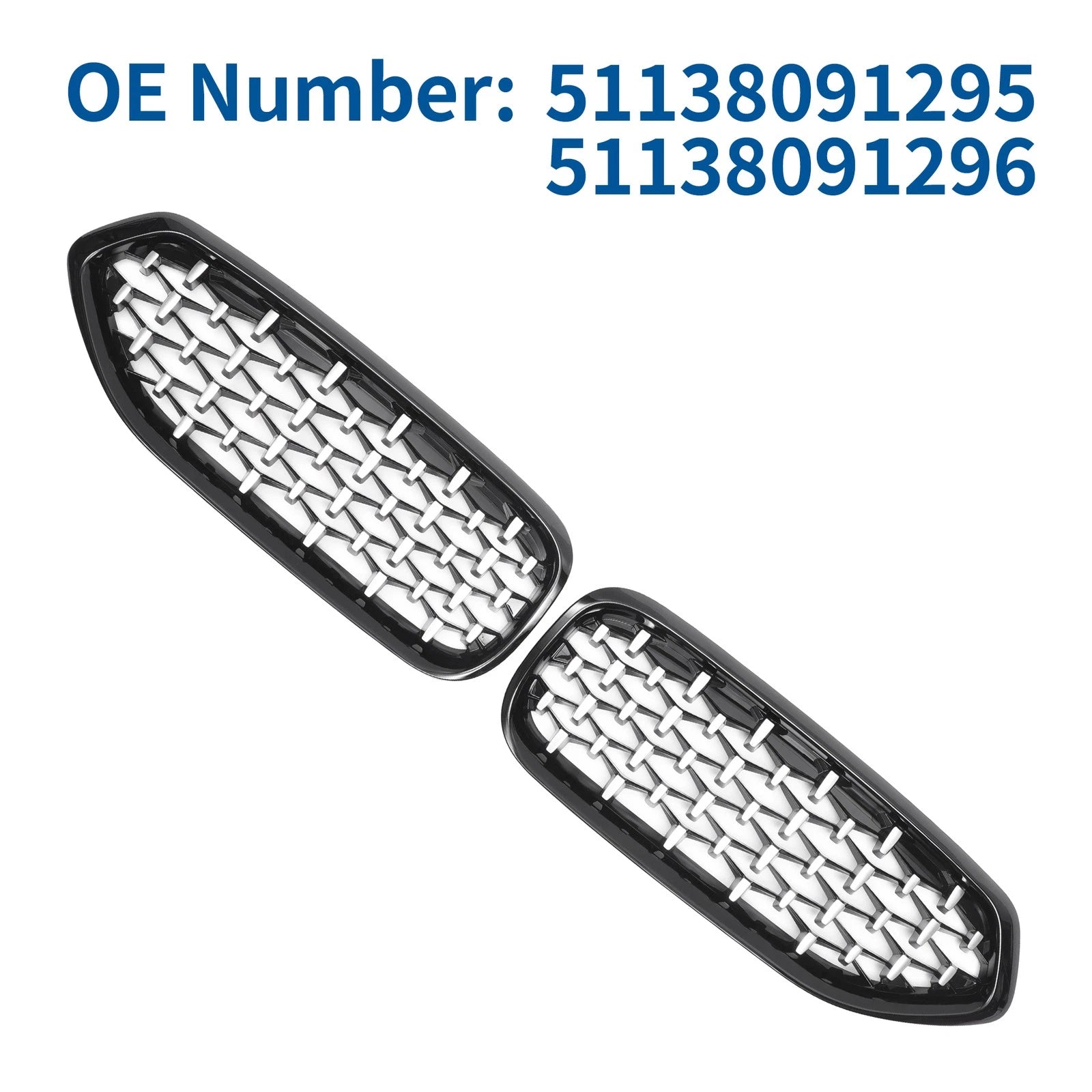 Front Upper Bumper Grille Grill Half Chrome for BMW Z4 G29 (2019–2021)