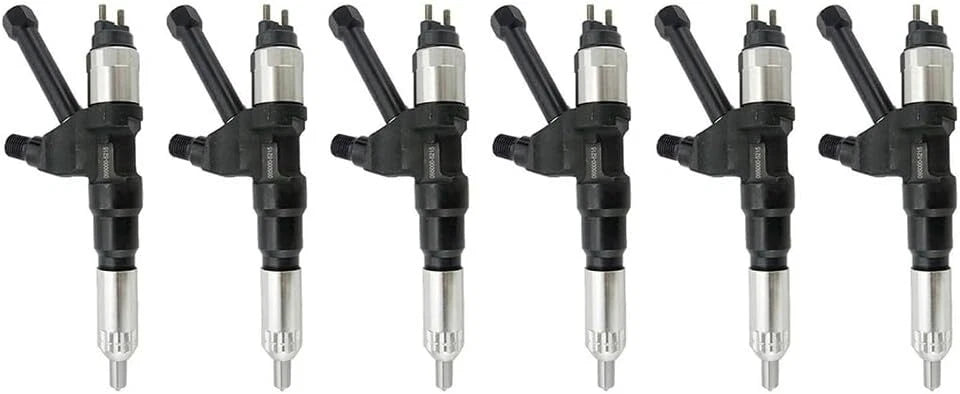 6X Fuel Injector 23670-E0351 for Kobelco SK450 (2000–2023)