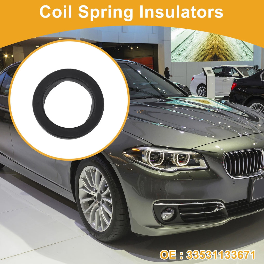 Lower Coil Spring Insulator Front for BMW 528i (1997–2010) Rubber 1 Pc