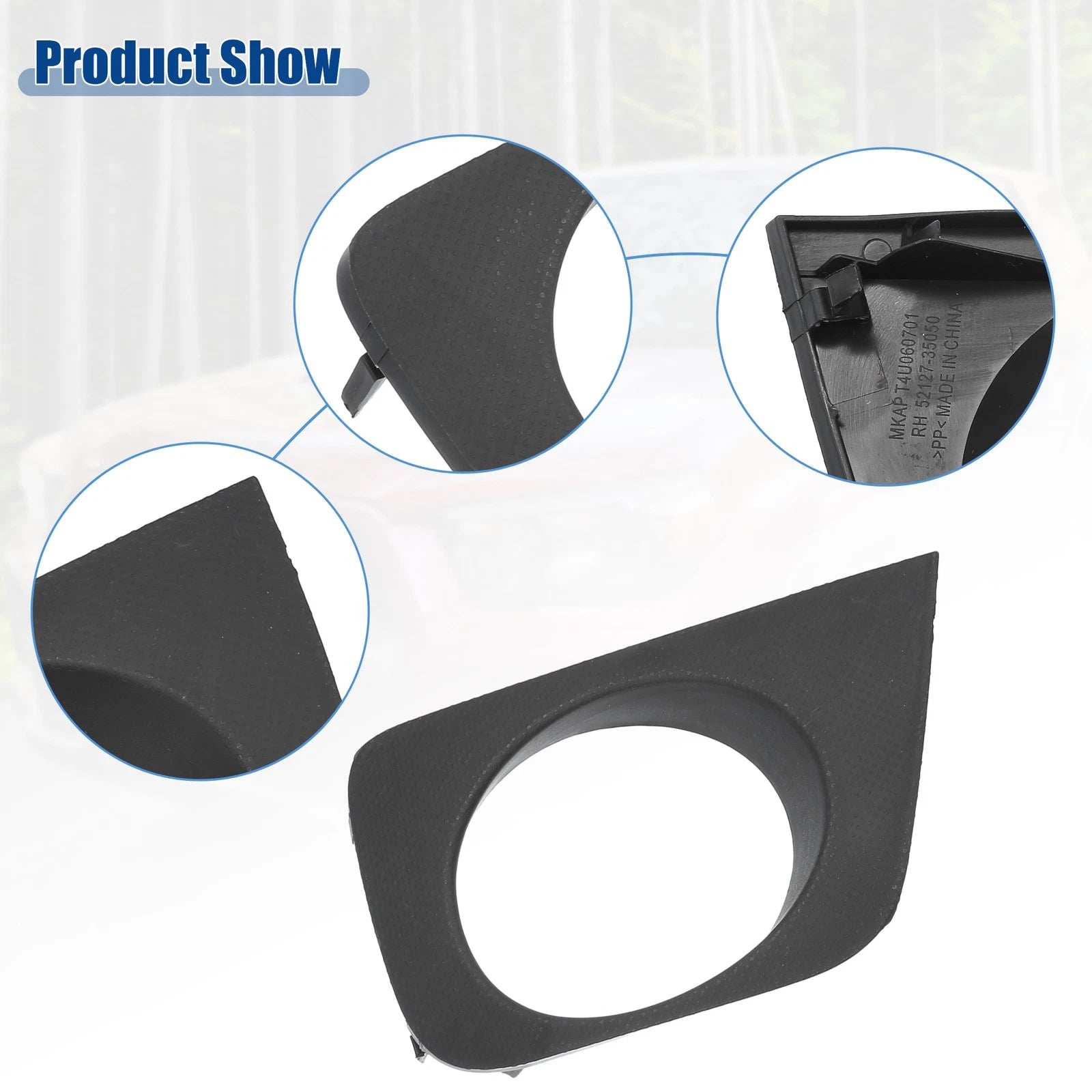 Front Right Fog Light Grille Cover Trim for Toyota 4Runner (2006–2009)