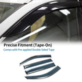 Window Deflectors Side Vent Visors 1 Set for Toyota Highlander (2008–2013)