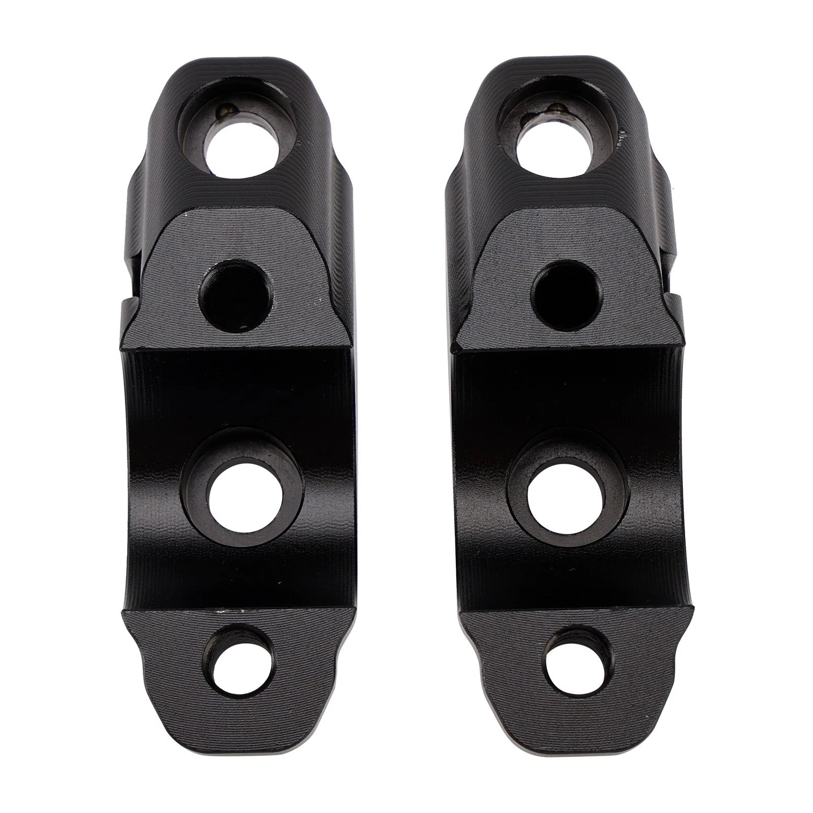 CNC Black Handlebar Risers Kit for Yamaha Tenere 700 T7 (2019–2025)