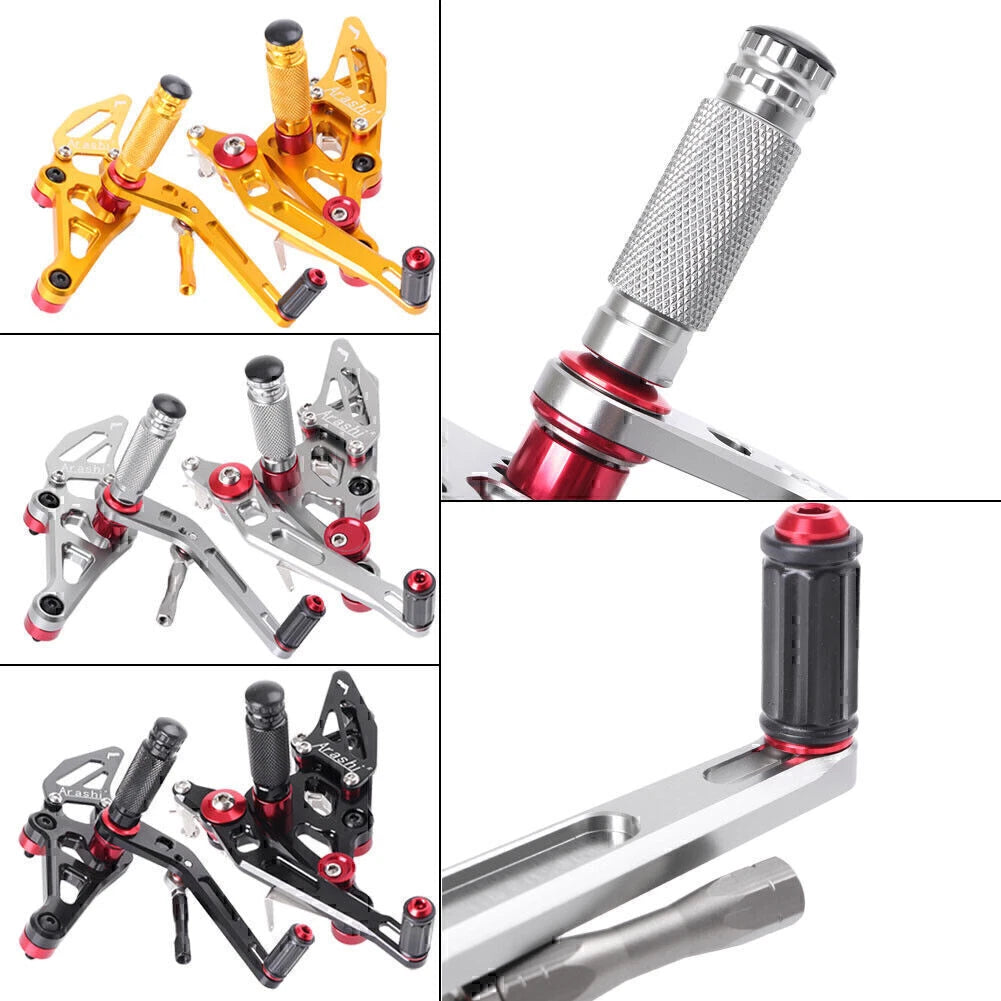 Set of Adjustable Rearset Footpegs for Yamaha MT-07 (2014–2017)